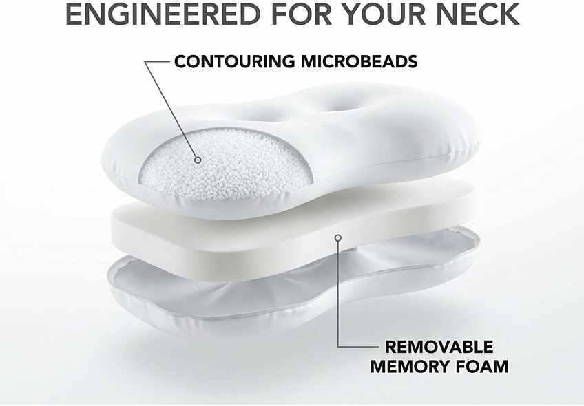 Now Pillow Ear Hole & Neck Support Relief Neck & Ear Problems During Sleep - Microbead / M - view 17