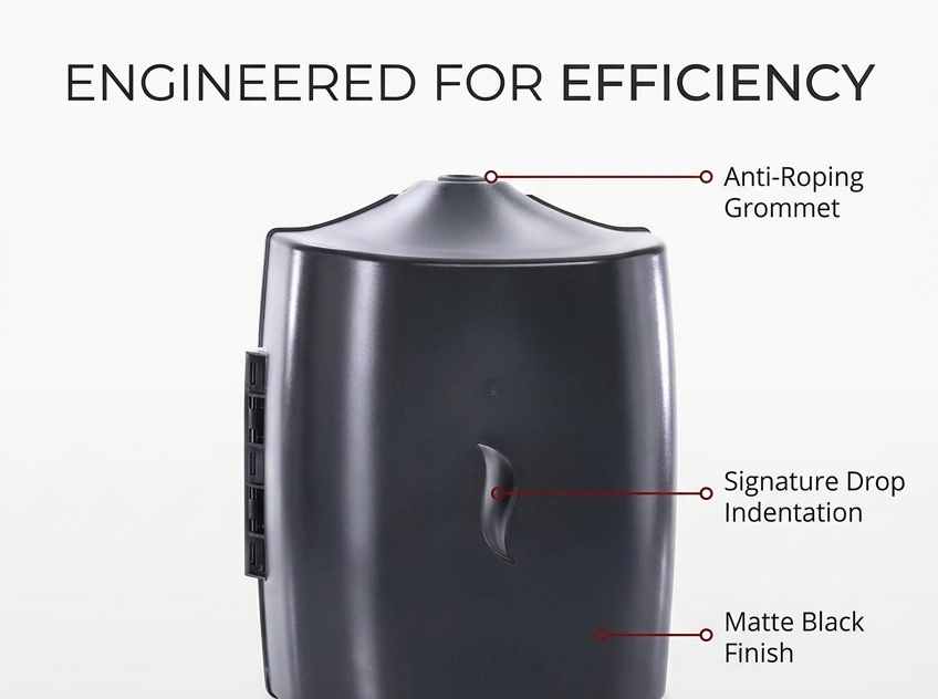 Wipes Dispenser - Wall Mounted - Disinfectant - Contemporary Anti-Roping Design - view 33