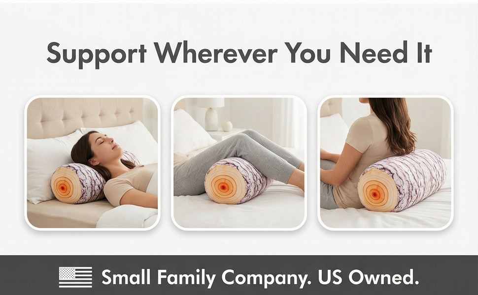 Microbead Bolster Neck Roll Pillow - Silky Feel - view 72