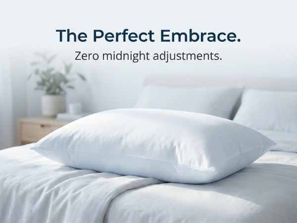 Jersey Knit Cover For The Better Sleep Fiber Fill Pillow - Hypoallergenic - view 40