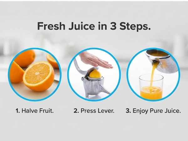 Super Juicer Easy Squeezer - Heavy-Duty Juicer for Oranges, Lemons and More - view 22