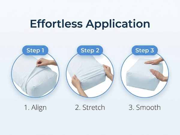 Jersey Knit Cover For The Better Sleep Fiber Fill Pillow - Hypoallergenic - view 46