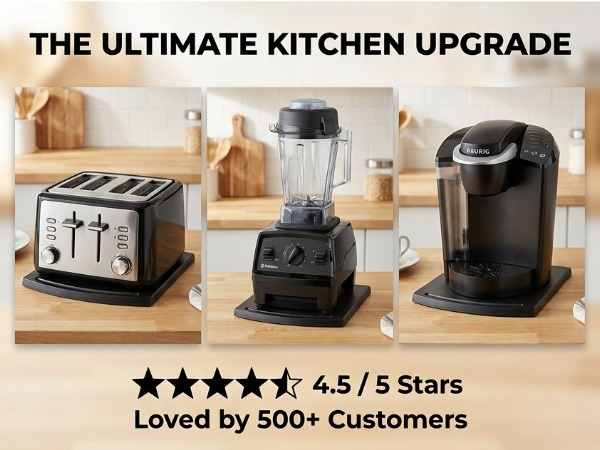Kitchen Under-Cabinet Sliding Shelf - Countertop Pull-Out Tray - Easy Gliding, Black - view 23