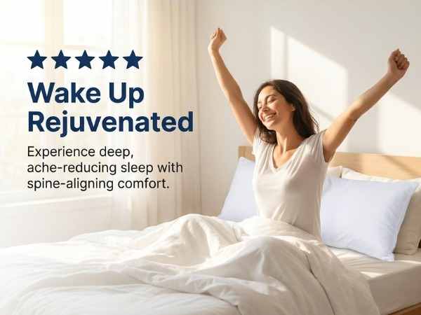 Cover For L-Shaped Body Pillow - Hypoallergenic - Tailored Fit - Comfort, White - view 23