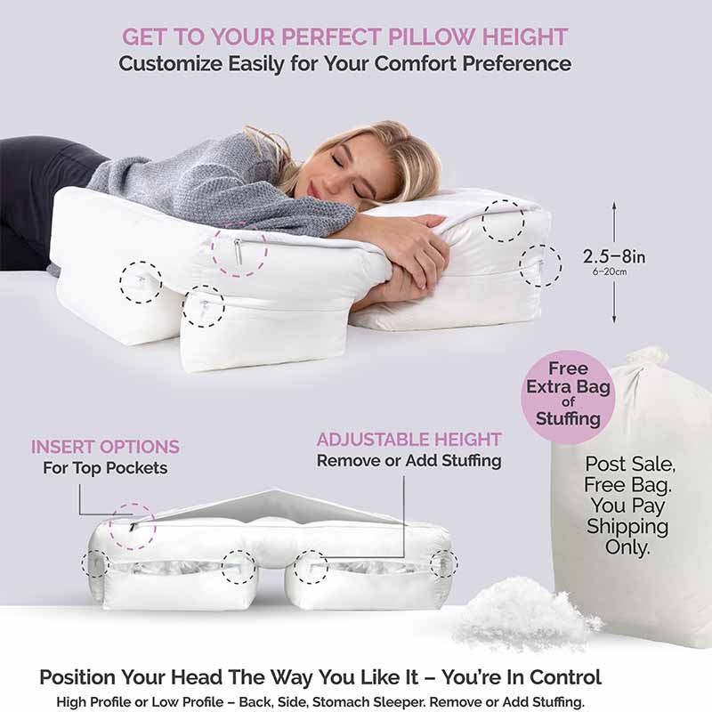 Wife Pillow Extra Filling Bag Down Feather