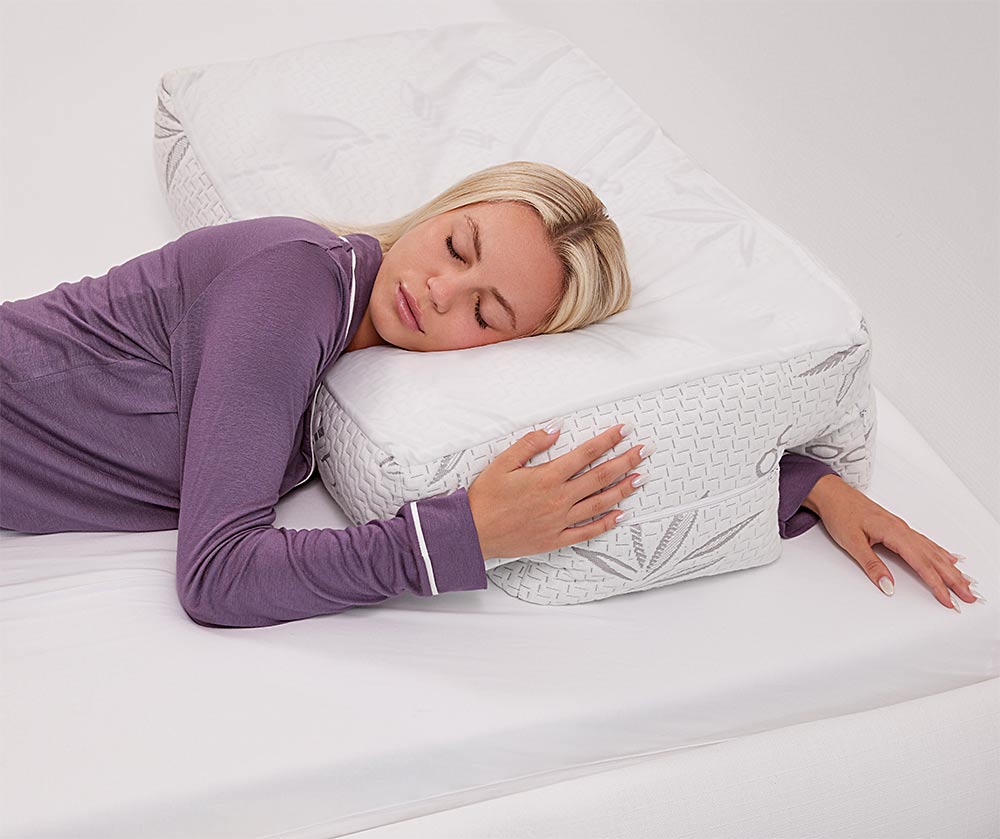  Sleep Yoga Leg Back Side Sleepers, Ergonomically Designed Down  Alternative Pillow for Knee Support, Hypoallergenic & Washable, 26 x 13 x  3/One Size, White : Sports & Outdoors