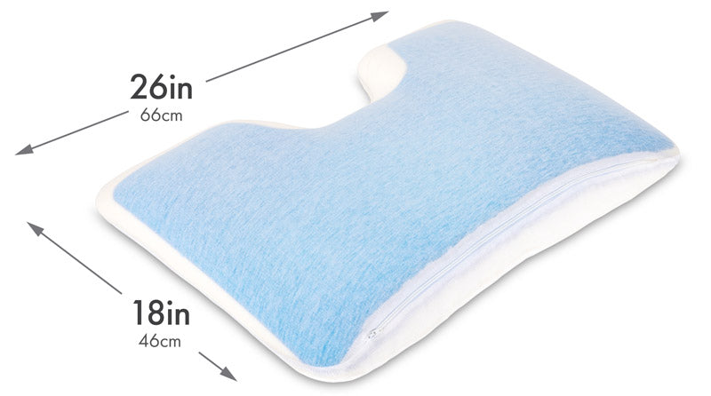 Firm Cooling Gel Support OEKO-TEX 100 Memory Foam Insert for Wife Pillow