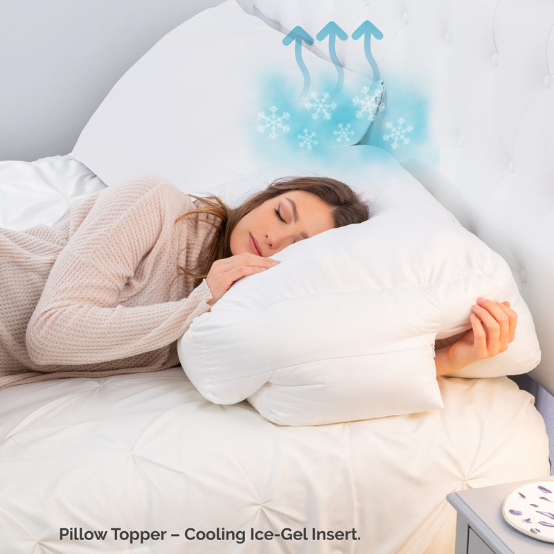 Firm Cooling Gel Support Memory Foam Insert for Wife Pillow