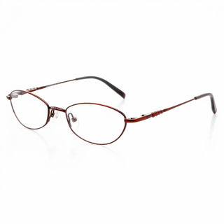 Women's Oval Eyeglasses, Ruby Lust | Memory Metal - Ruby Lust