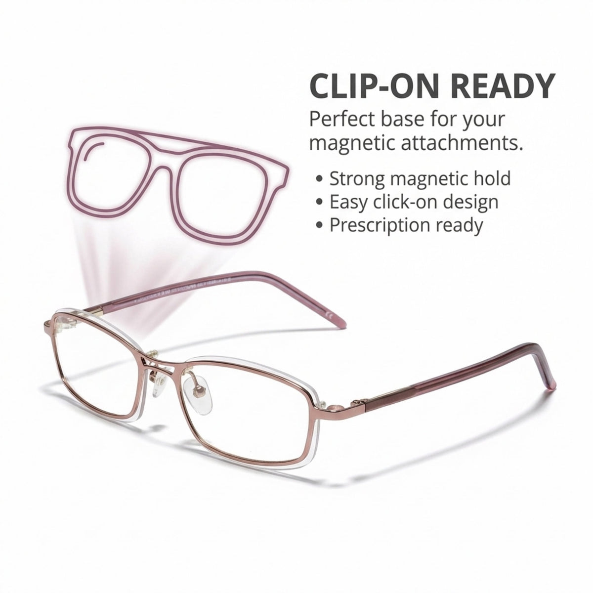 Clip only - Plum