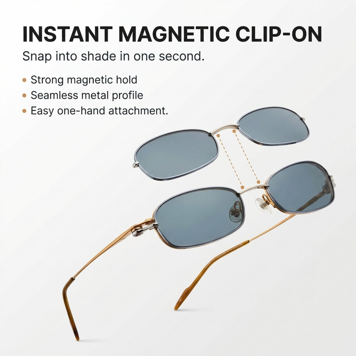 Clip only - Shiny Cobalt Silver