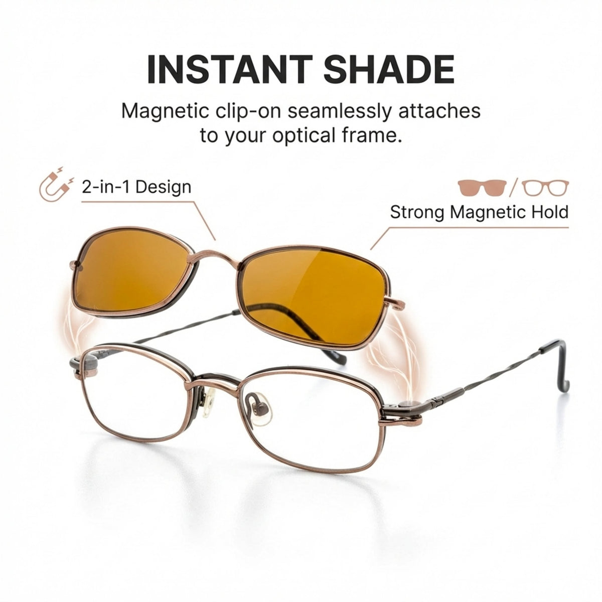 Clip only - Pale Copper