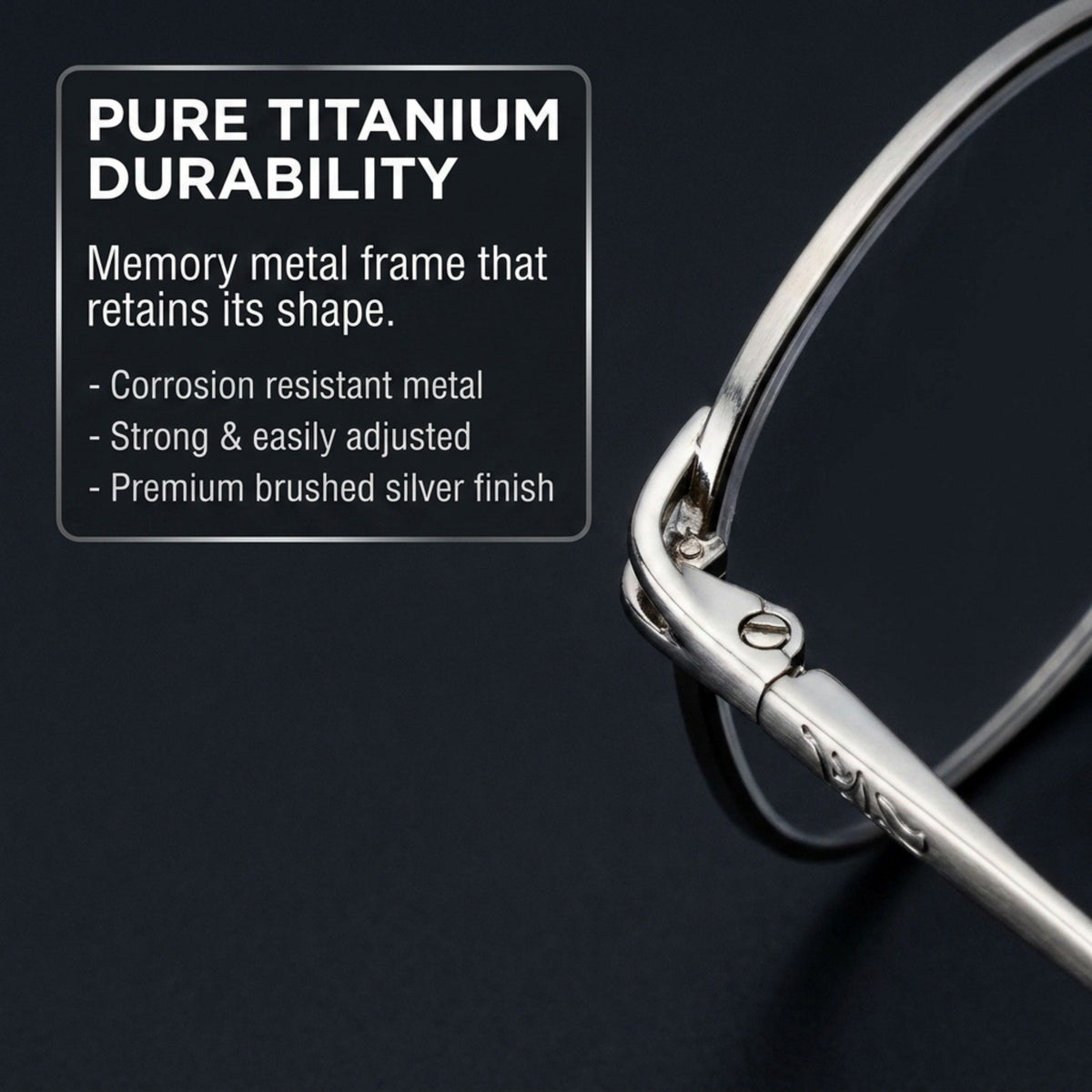 Shiny Silver Brushed Silver