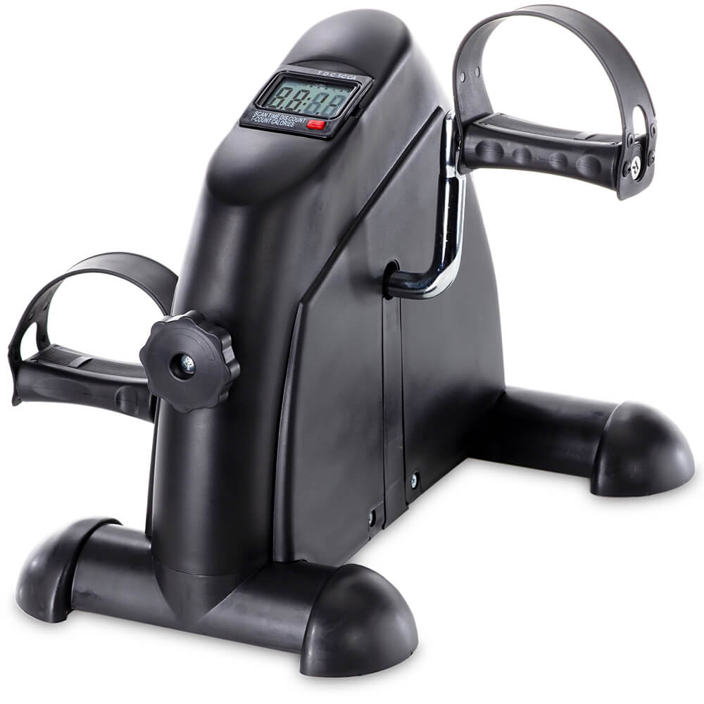 mini pedal bike Pedal Exercise Mini Cycle Bike Silvery - Digital Display