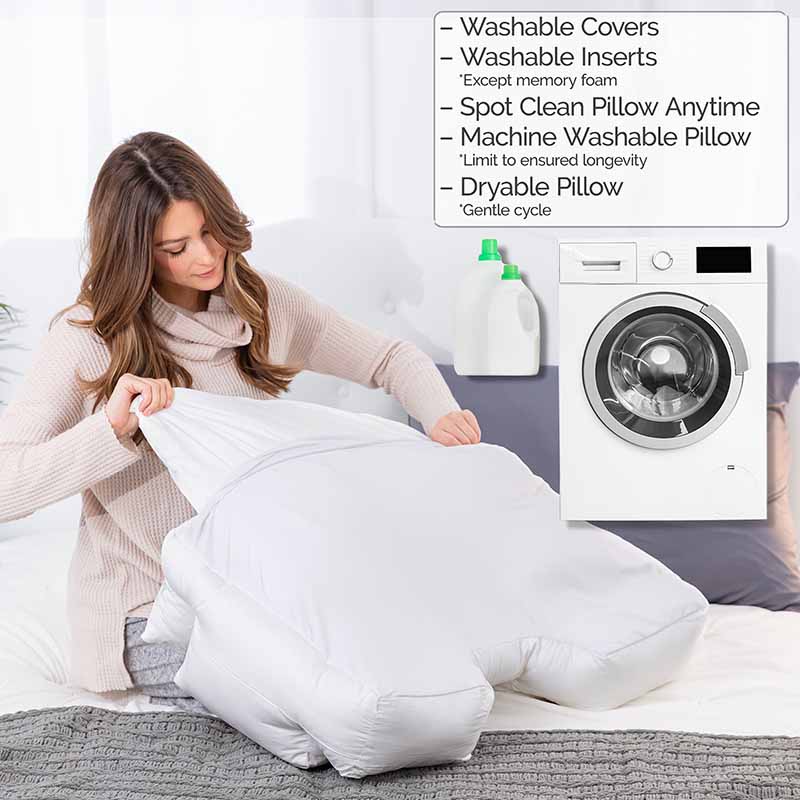 Siliconized Fiber Fill Topper for Wife Pillow with Adjustable Design