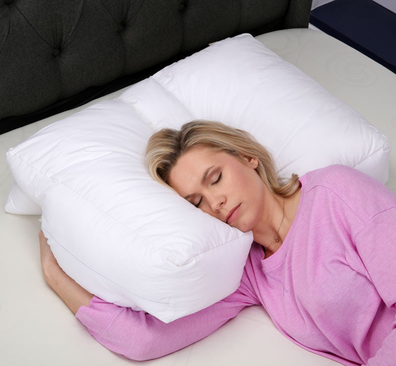 Down Feather Blended Topper for Wife Pillow: Plush and Adjustable for Refreshing Sleep