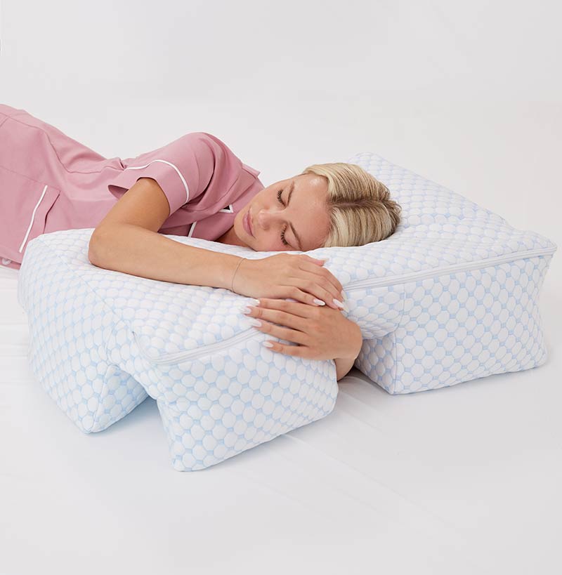 Cell2Cool fabric cover for Wife Pillow adds luxurious comfort and cooling design.