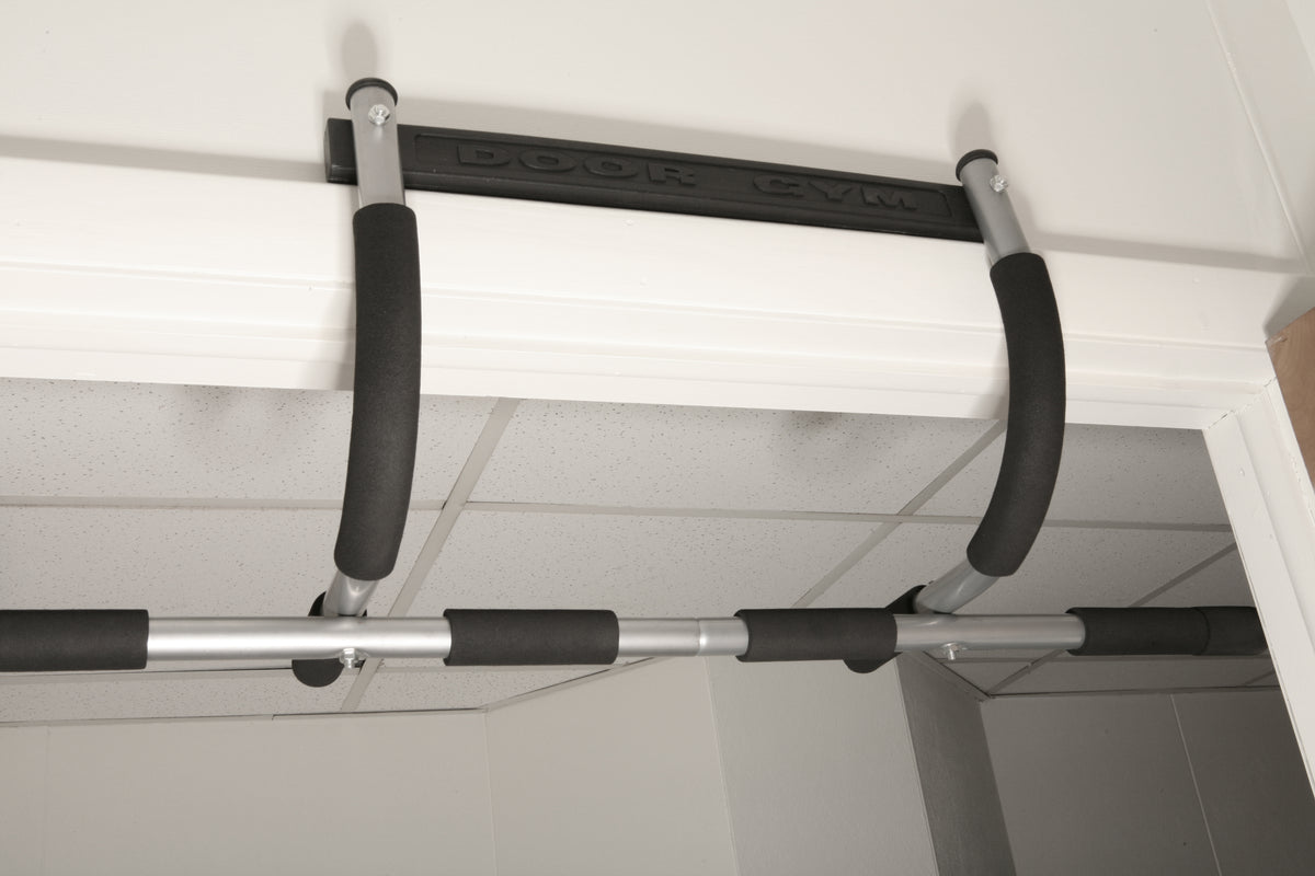 Portable Upper Body Workout Doorway Iron Pull-Up Bar - Professional Grade Iron Training Chin-Up