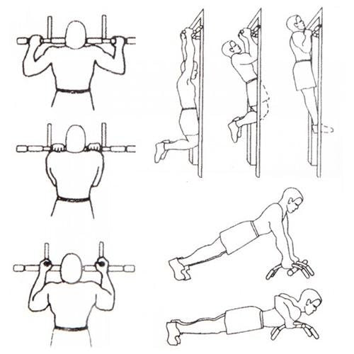 Portable Upper Body Workout Doorway Iron Pull-Up Bar - Professional Grade Iron Training Chin-Up