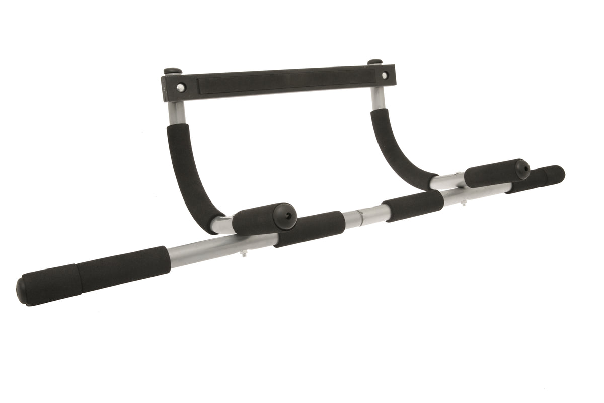Portable Upper Body Workout Doorway Iron Pull-Up Bar - Professional Grade Iron Training Chin-Up