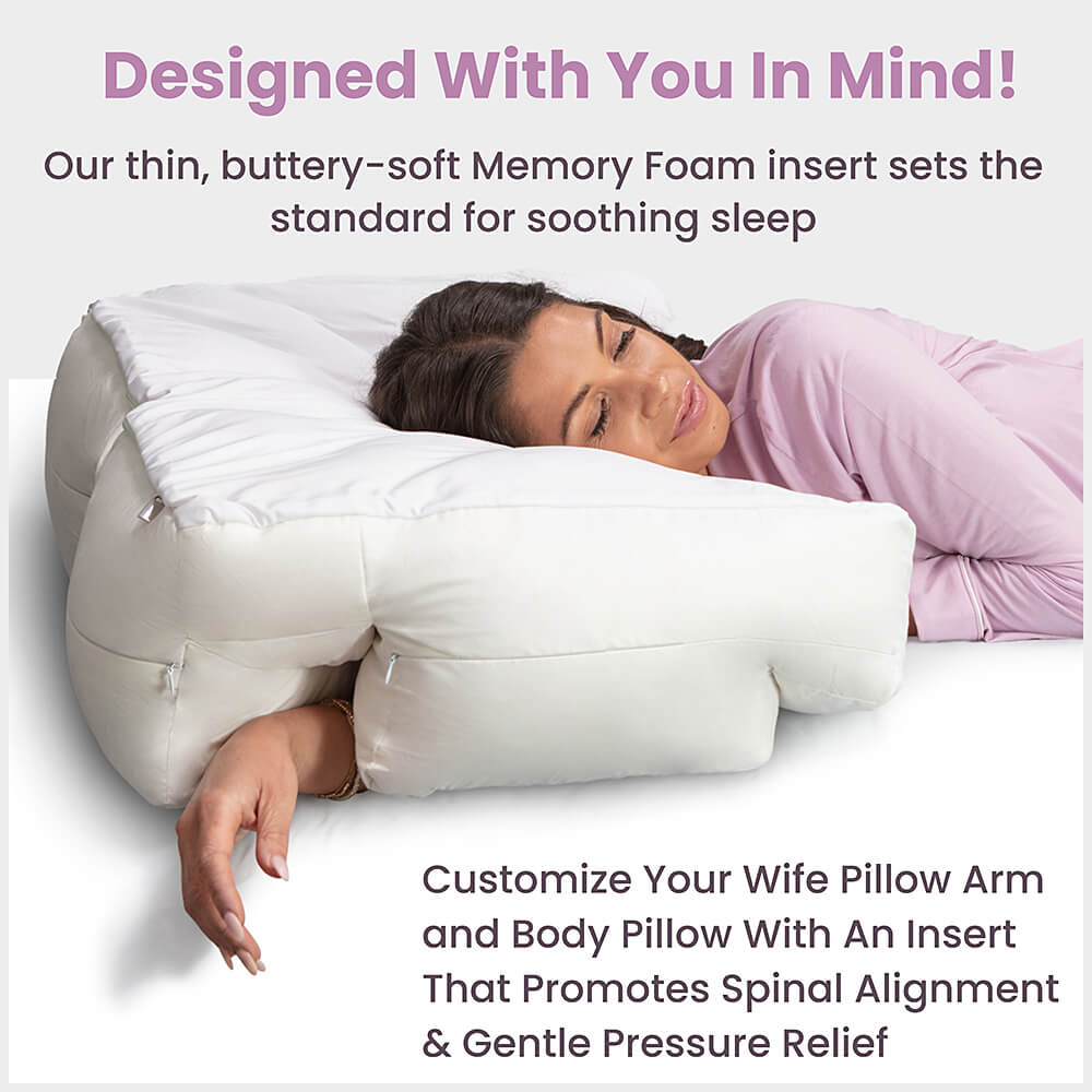 Certipur-US Memory Foam Pillow Topper for Wife Pillow - OEKO-TEX Certified Linner Shell