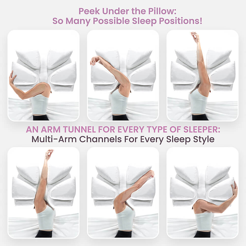Down Alternative Siliconized Fiber Pillow Topper for Wife Pillow - Adjustable, Plush, Comfortable