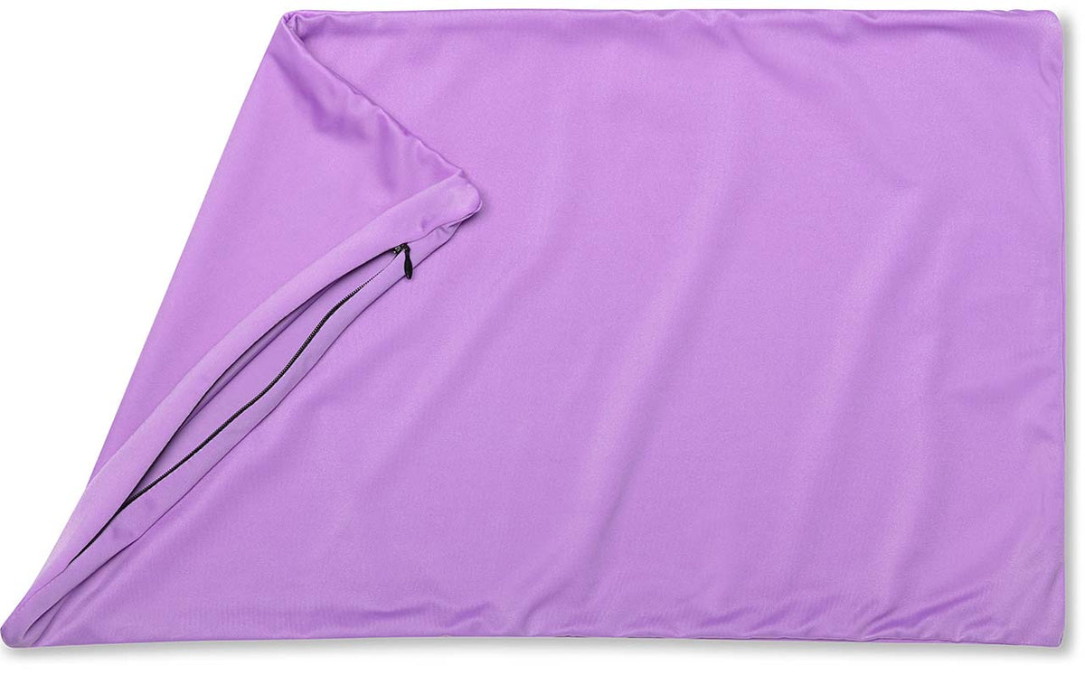 12" x 20" Cover Throw Pillowcases - 85/15 Nylon/Spandex Silky: 1 Pc