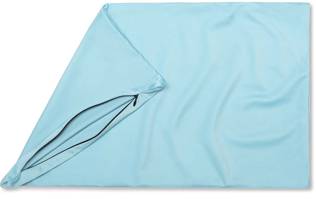 12" x 20" Cover Throw Pillowcases - 85/15 Nylon/Spandex Silky: 1 Pc