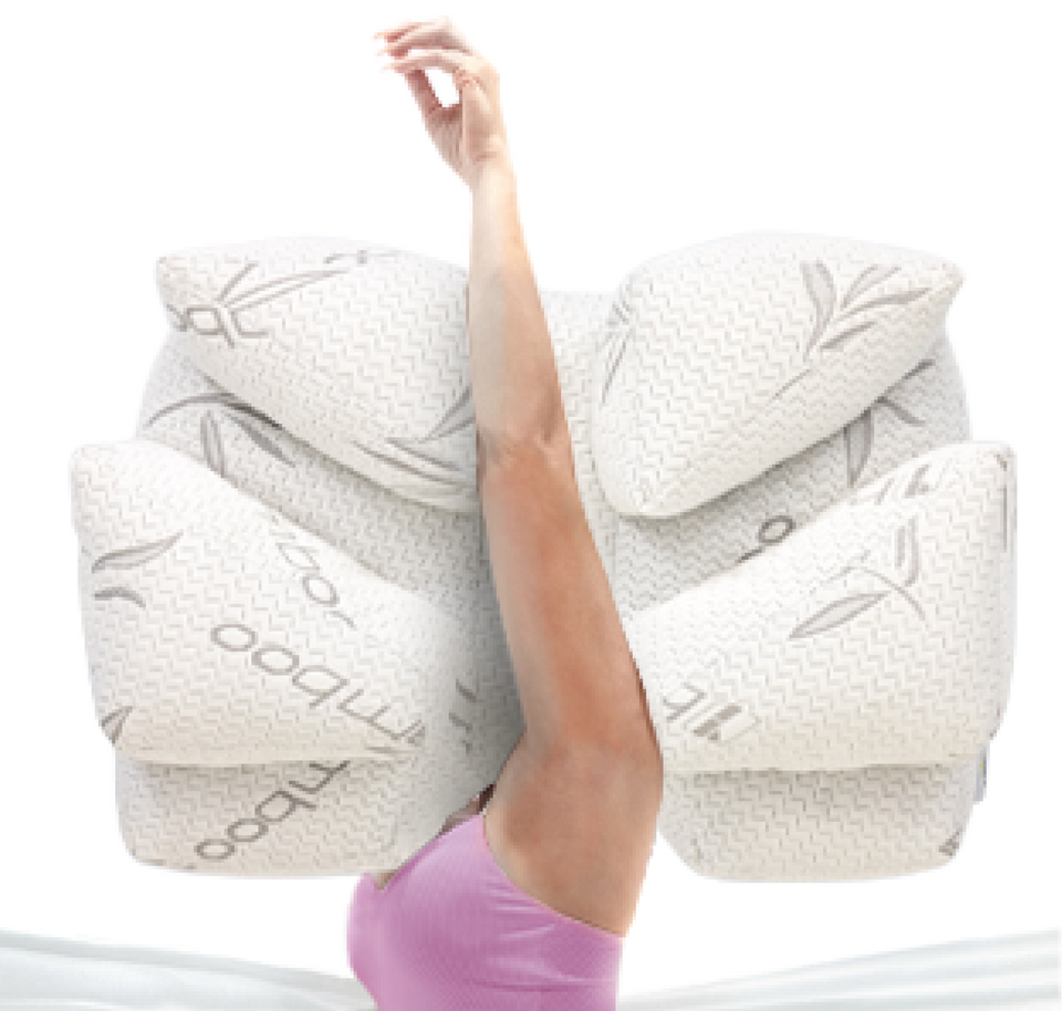 Up through the tunnel, one of six arm positions on the Wife Pillow 2.0