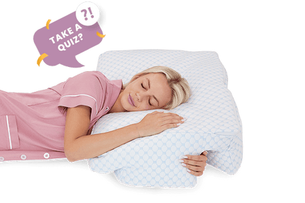 Finally, a pillow that adapts to you, relieving neck and shoulder pain.