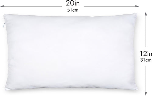 12 x 20 Microbead Stuffer Pillow Insert Sham Square Pillow