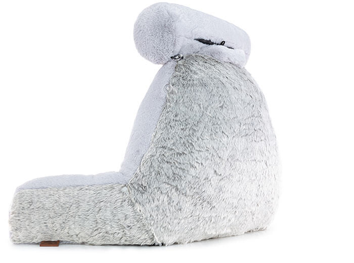 360 - HUSB-FFUR-Grey-Awolf - Husband Pillow