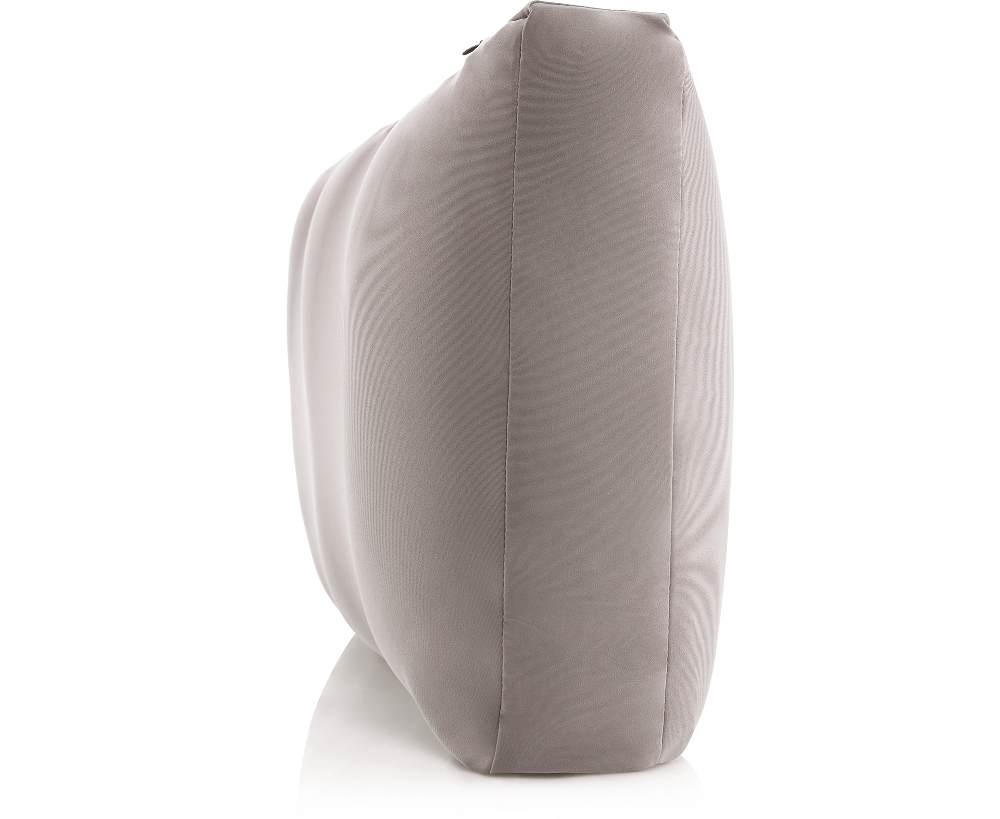 360 - BEDMIC-LRG-StonGrey - Husband Pillow