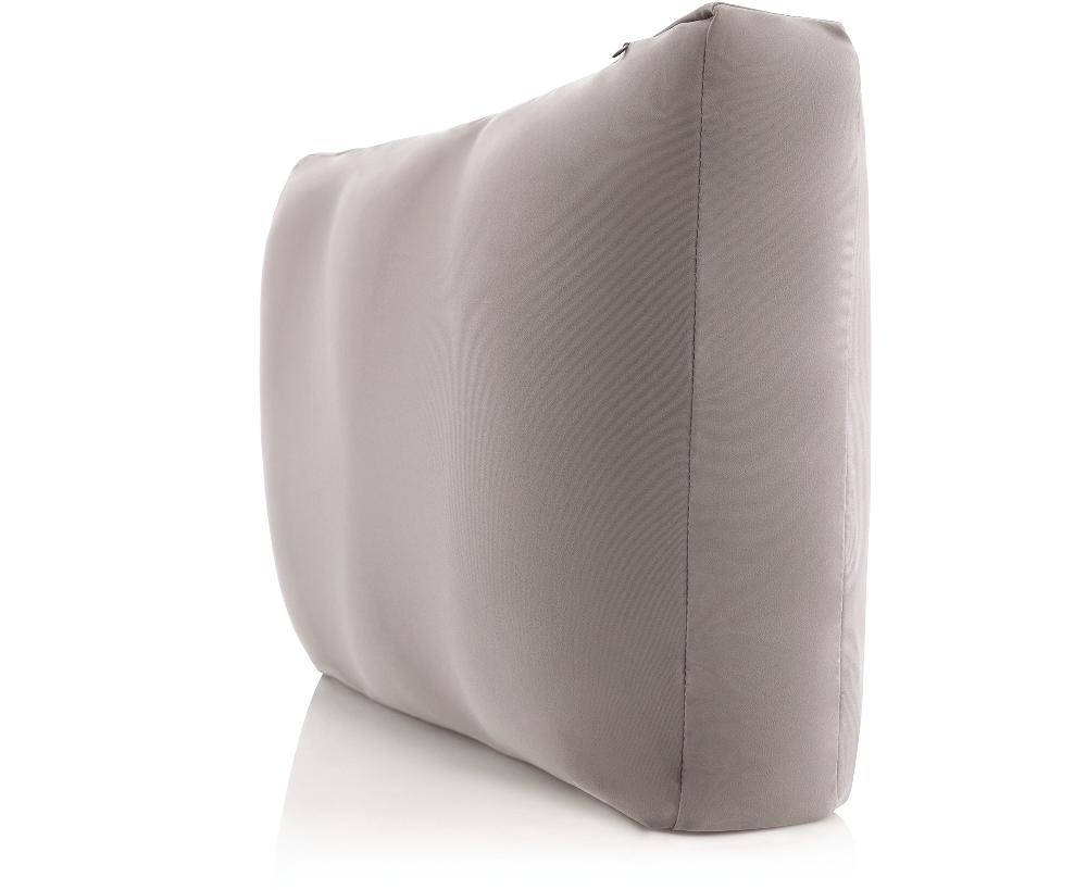 360 - BEDMIC-MED-StonGrey - Husband Pillow