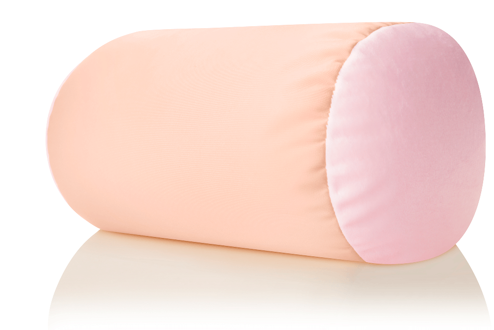 360 - MIC-ROLL-CreamPeach - Husband Pillow