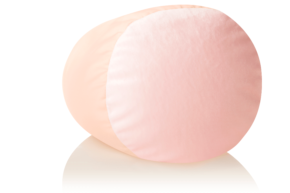 360 - MIC-ROLL-CreamPeach - Husband Pillow