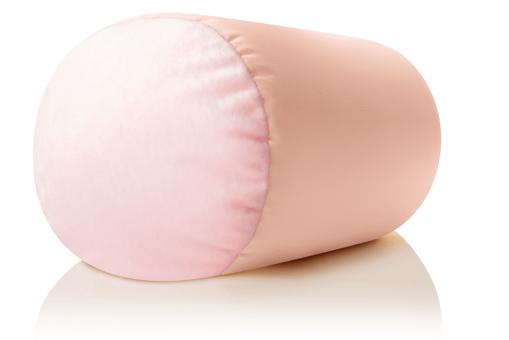 360 - MIC-ROLL-CreamPeach - Husband Pillow