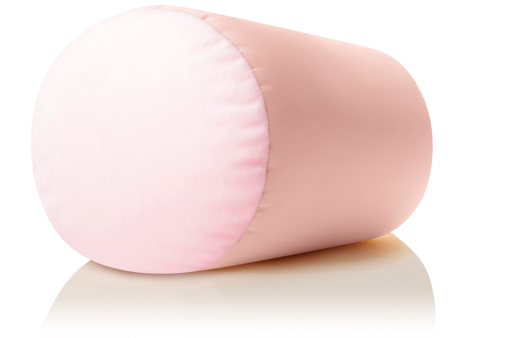 360 - MIC-ROLL-CreamPeach - Husband Pillow