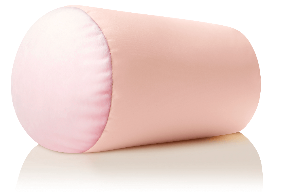 360 - MIC-ROLL-CreamPeach - Husband Pillow