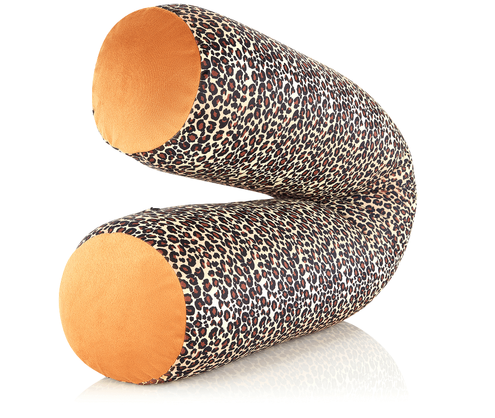 360 - MIC-LGROLL-COV-Leopard - Husband Pillow