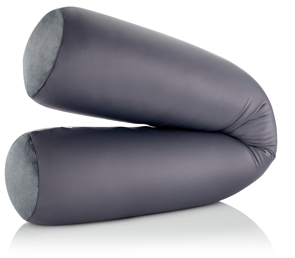 360 - MIC-LGROLL-DRKGREY - Husband Pillow