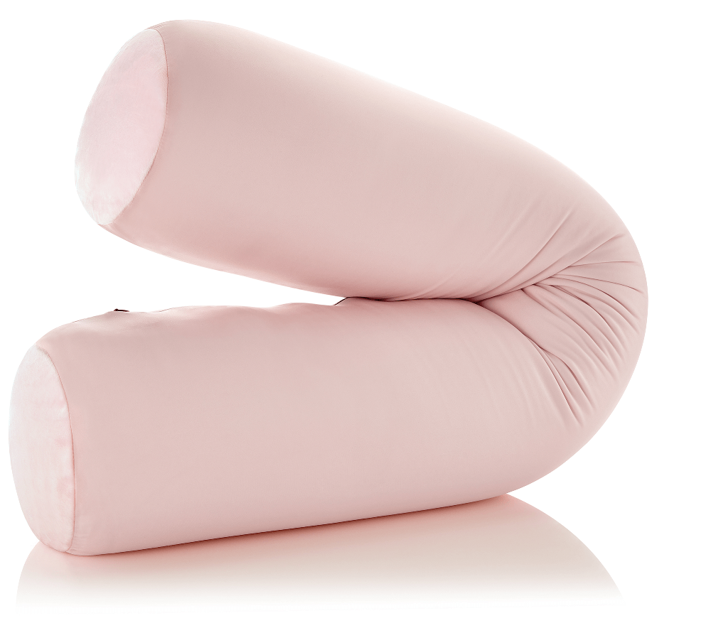 360 - MIC-LGROLL-CreamPeach - Husband Pillow