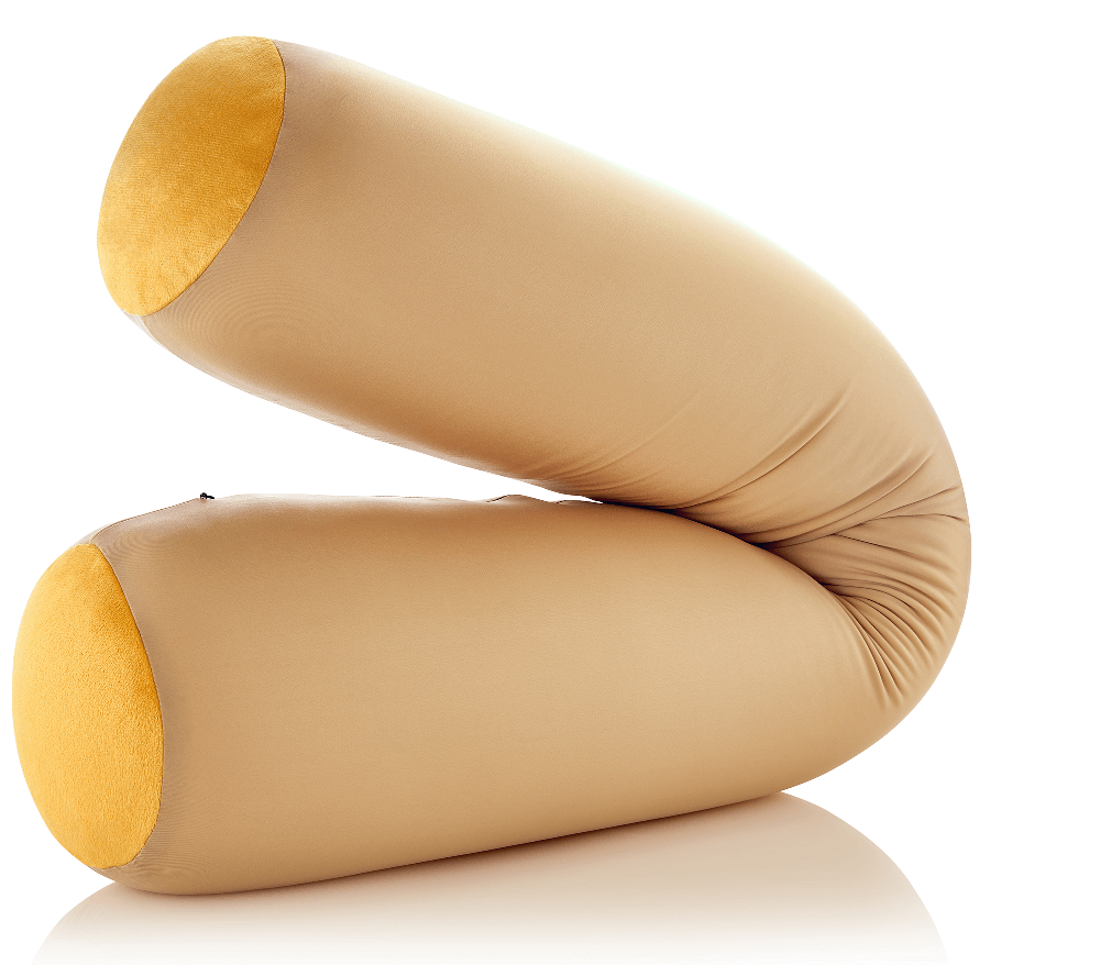 360 - MIC-LGROLL-BarBeige - Husband Pillow