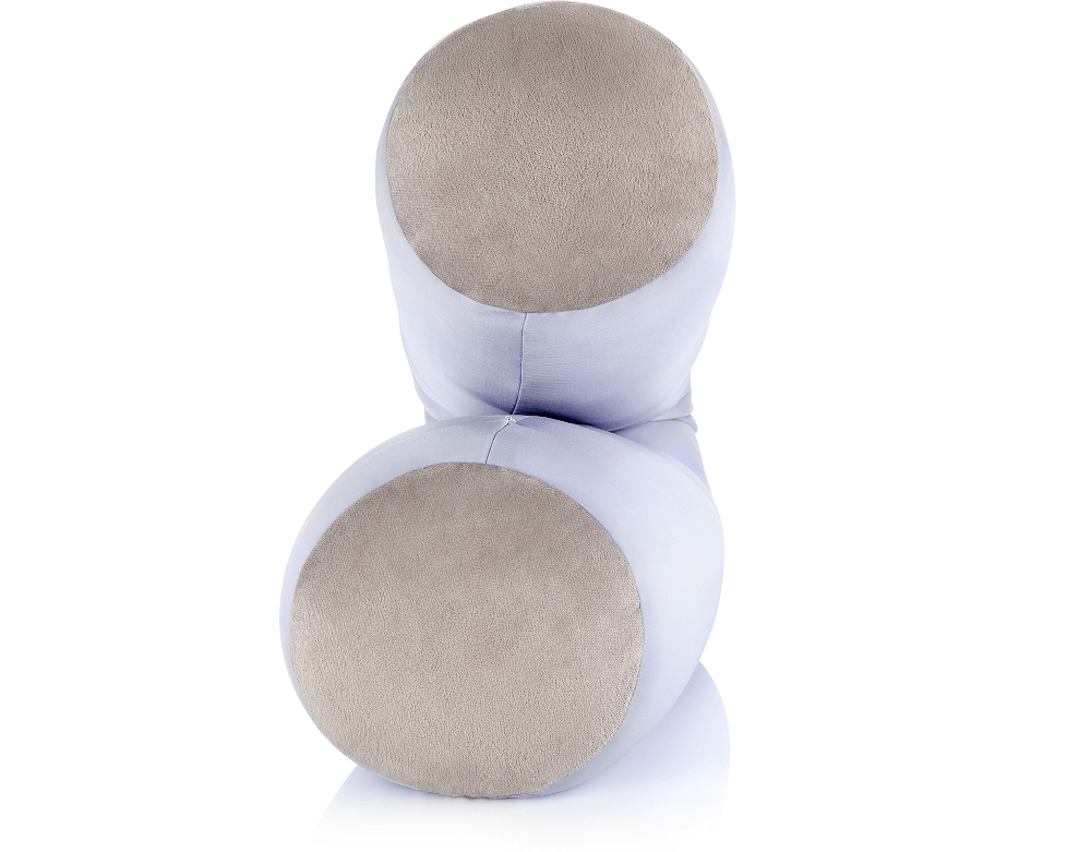 360 - MIC-LGROLL-SLVR-MST - Husband Pillow