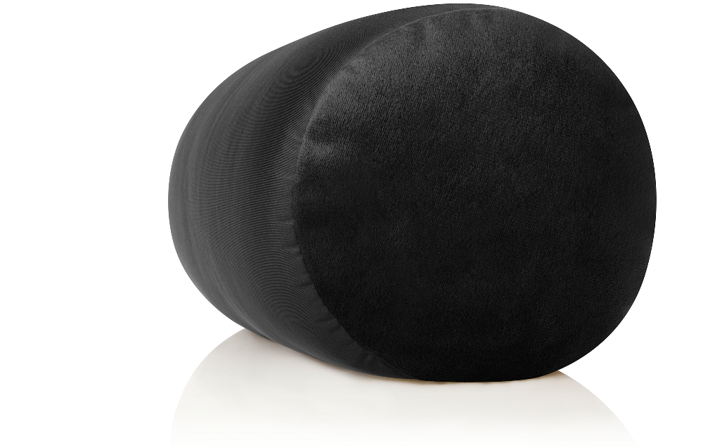 360 - MIC-ROLL-BLK - Husband Pillow