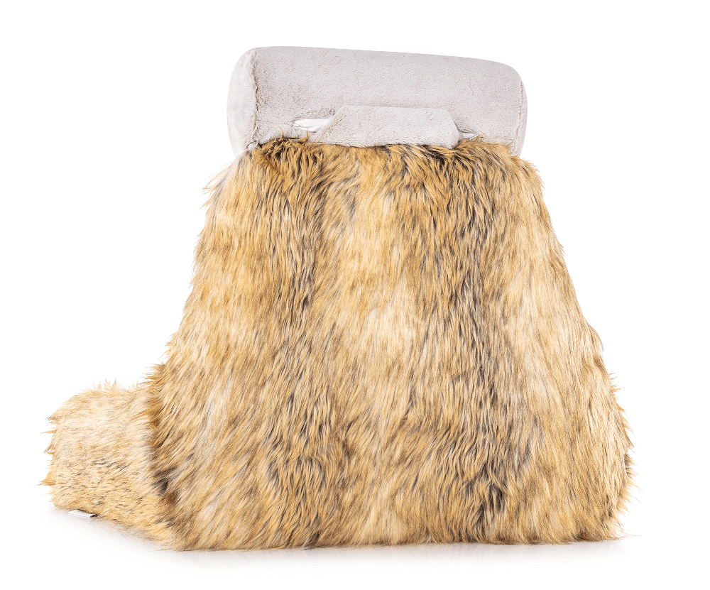 360 - MINIHUSB-FFUR-Amber-Fox - Husband Pillow