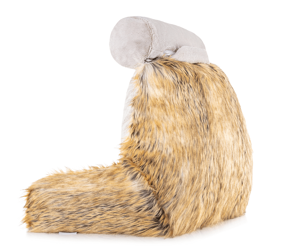 360 - MINIHUSB-FFUR-Amber-Fox - Husband Pillow