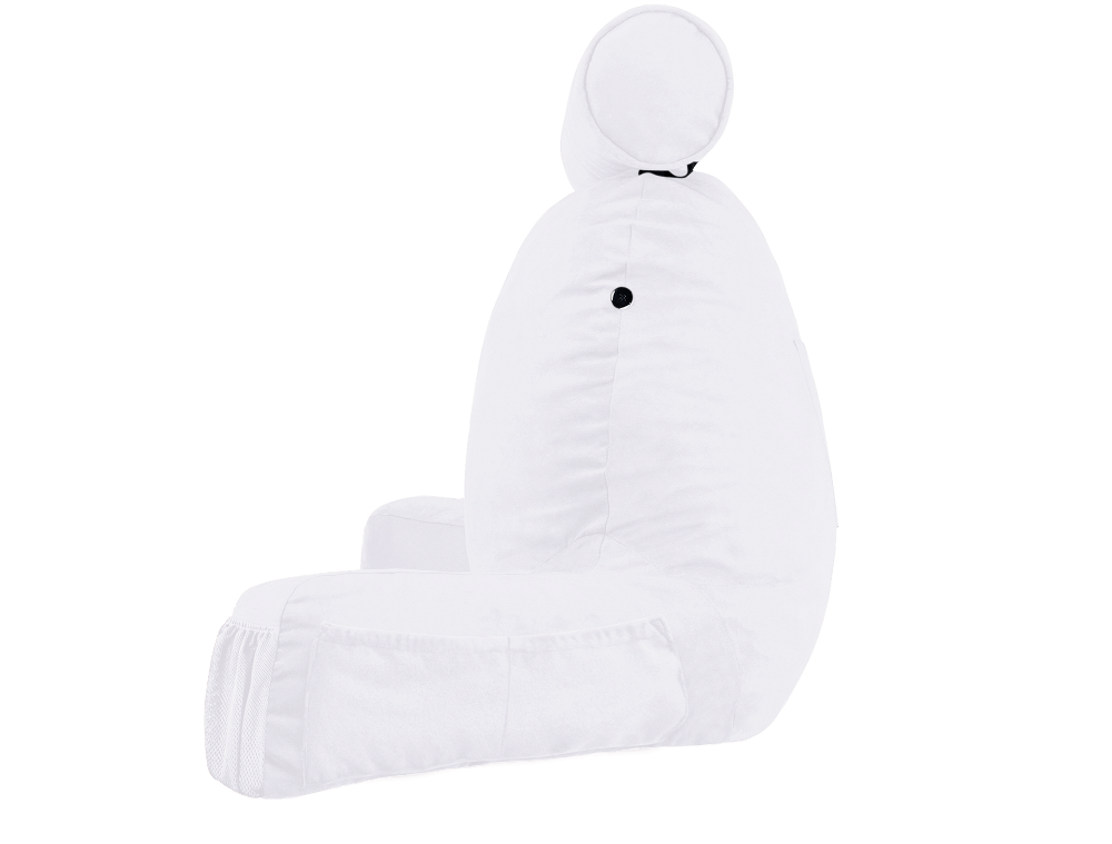 360 - MINICOV-MiCOWHUS-White - Husband Pillow