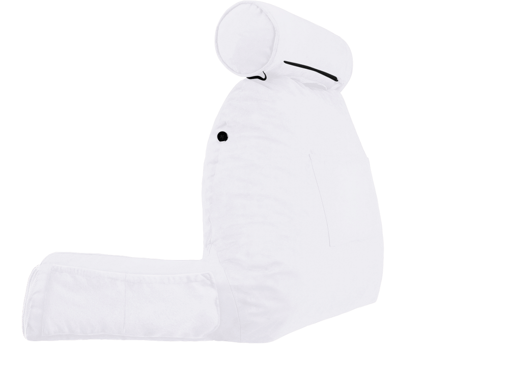 360 - MINICOV-MiCOWHUS-White - Husband Pillow