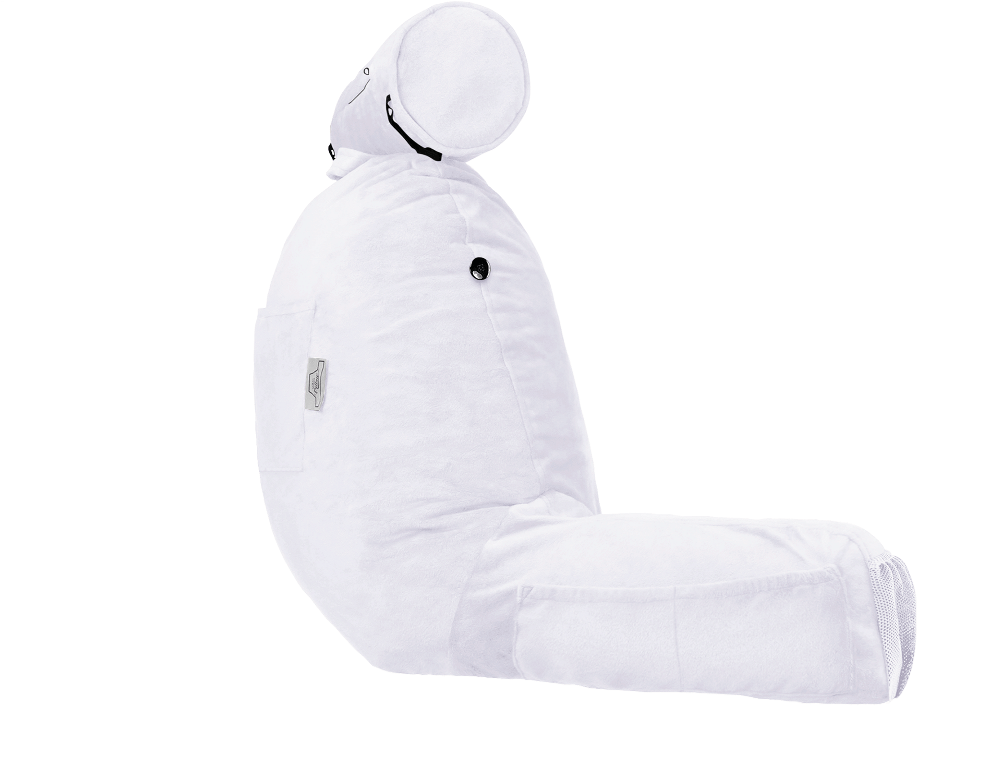 360 - MINICOV-MiCOWHUS-White - Husband Pillow